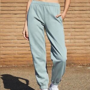 John Galt Brandy Melville Sage green Rosa sweatpants joggers